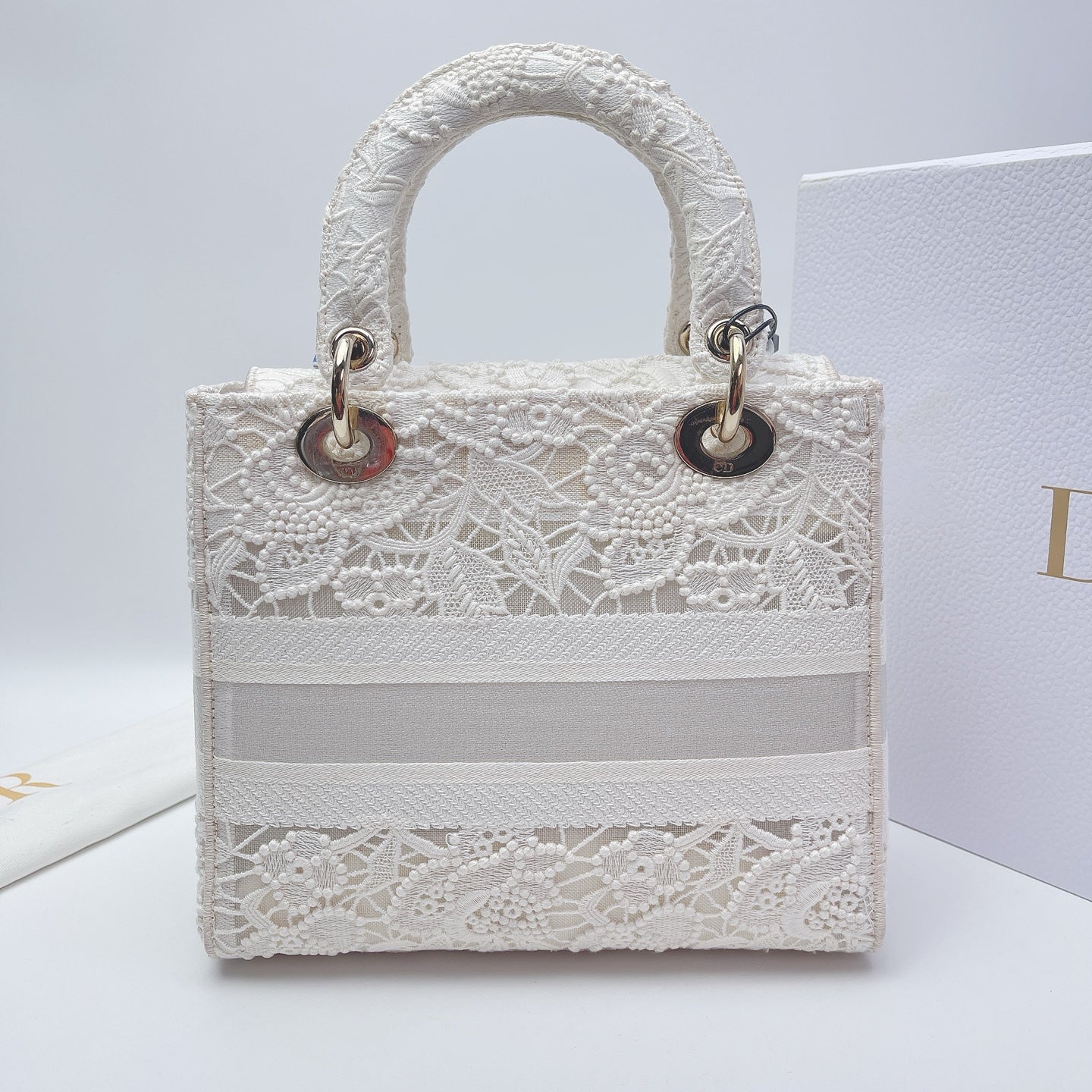 Dior - Lady Dior - Cloth - White - (mini)