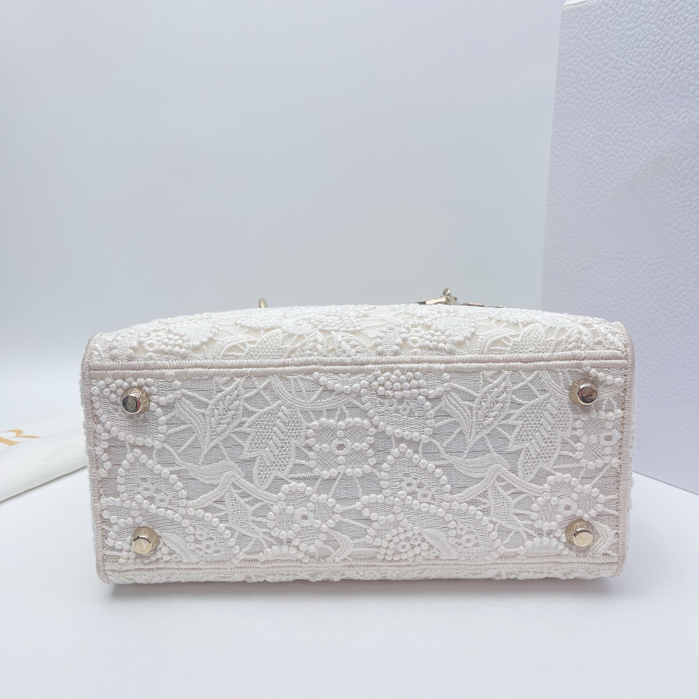 Dior - Lady Dior - Cloth - White - (mini)