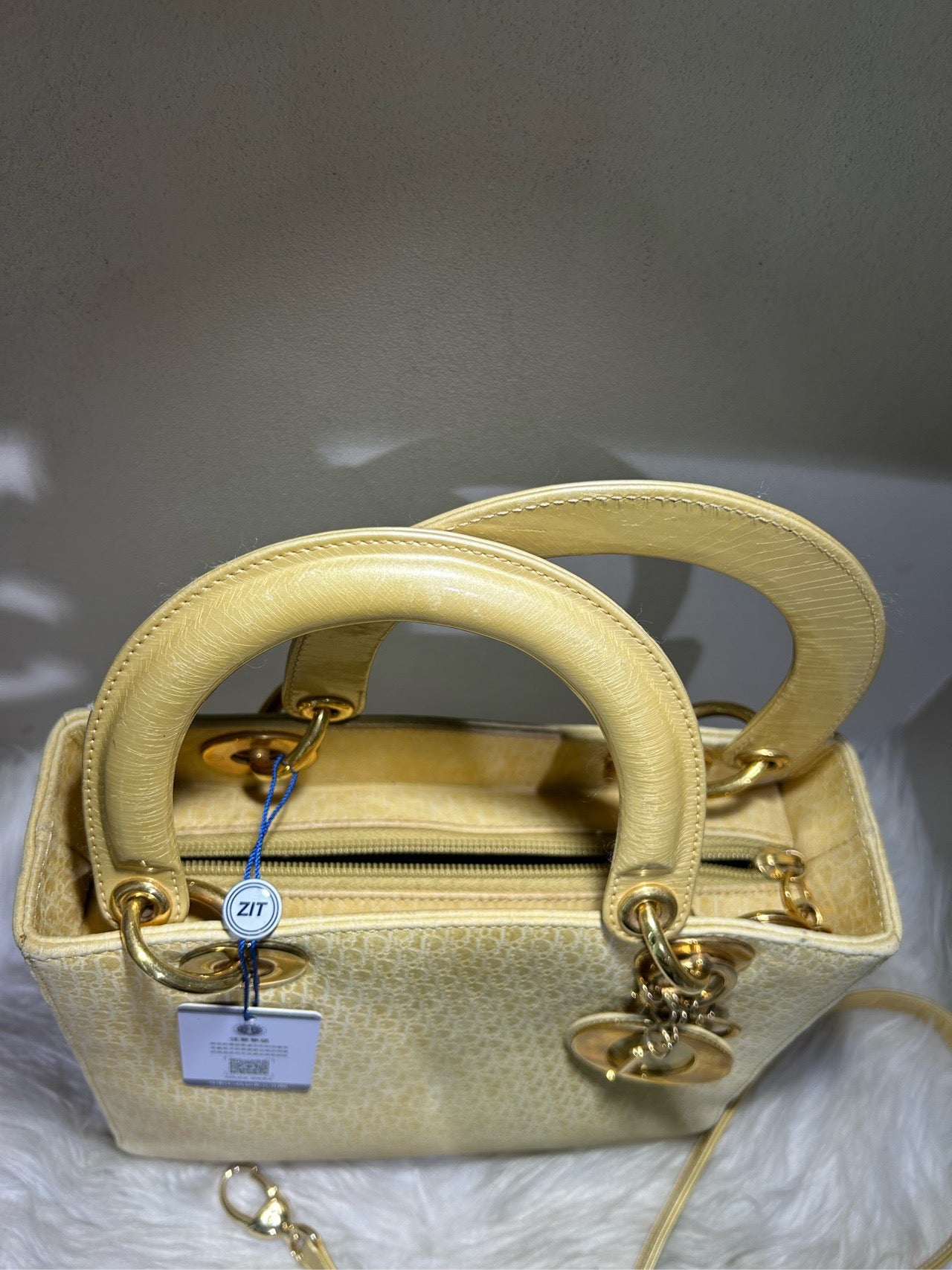 Dior - Lady Dior - Cloth - Yellow - (medium)