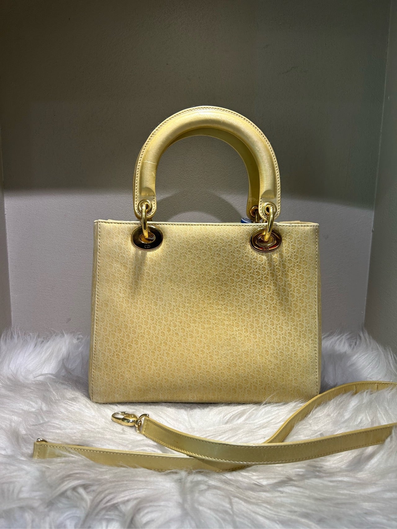 Dior - Lady Dior - Cloth - Yellow - (medium)