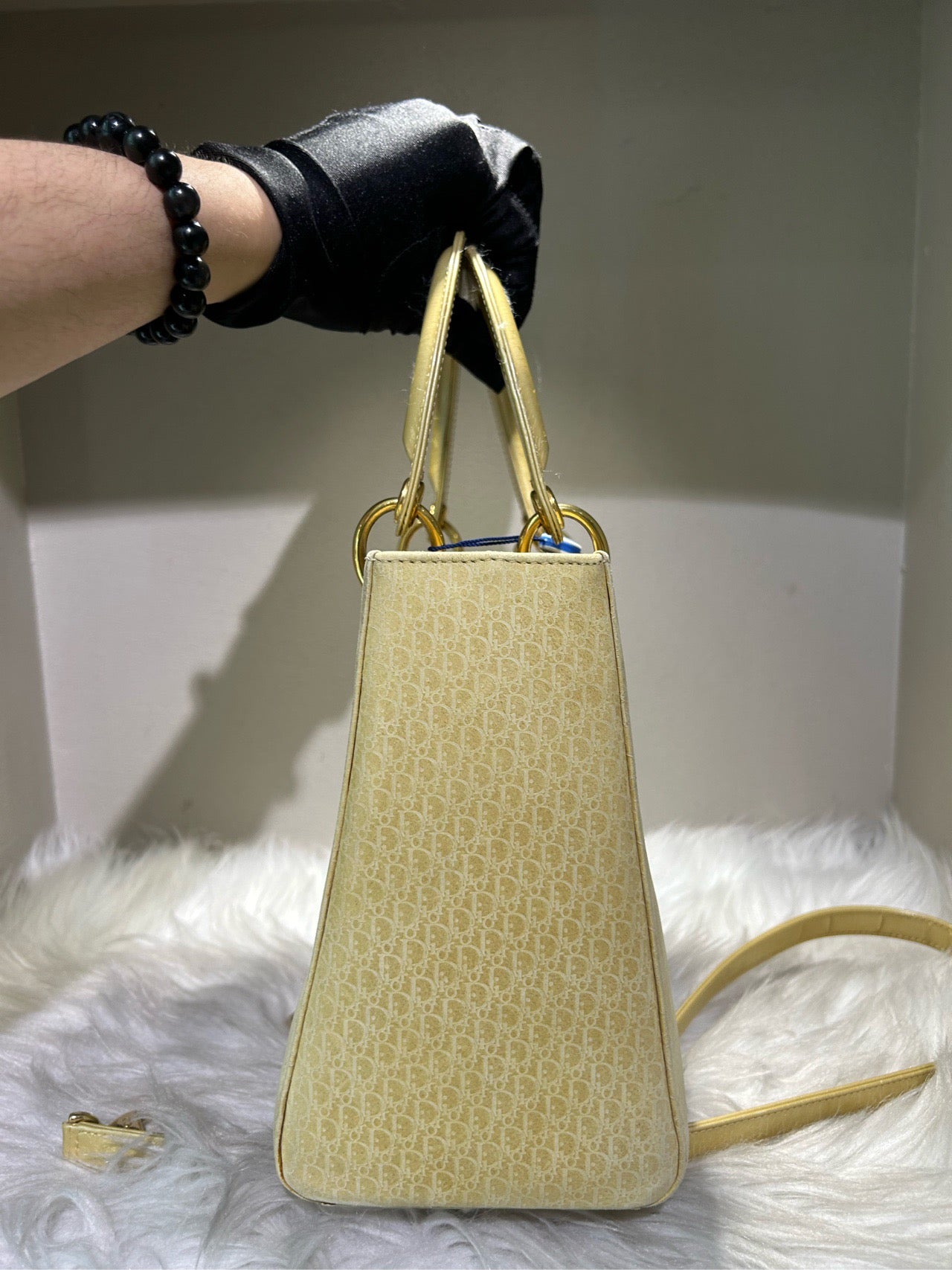 Dior - Lady Dior - Cloth - Yellow - (medium)