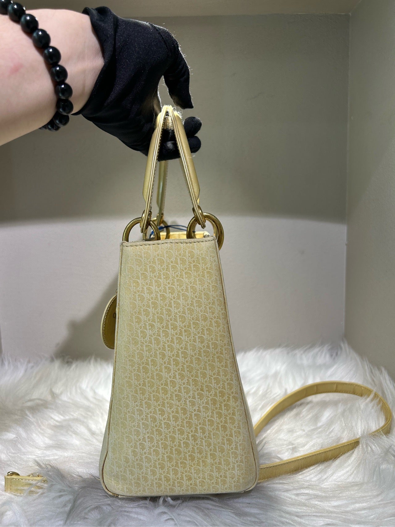Dior - Lady Dior - Cloth - Yellow - (medium)