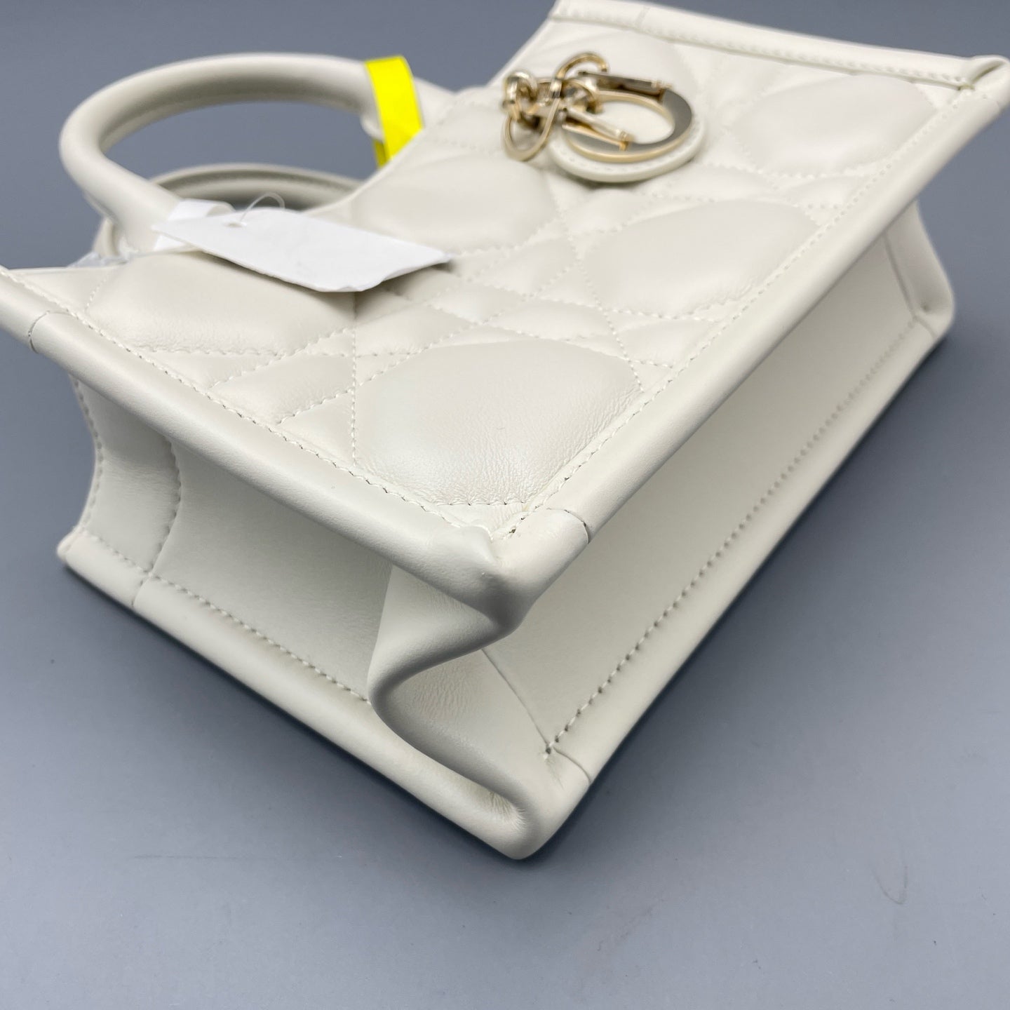 Dior - Lady Dior D-Joy Bag - Lambskin leather - White - (mini)
