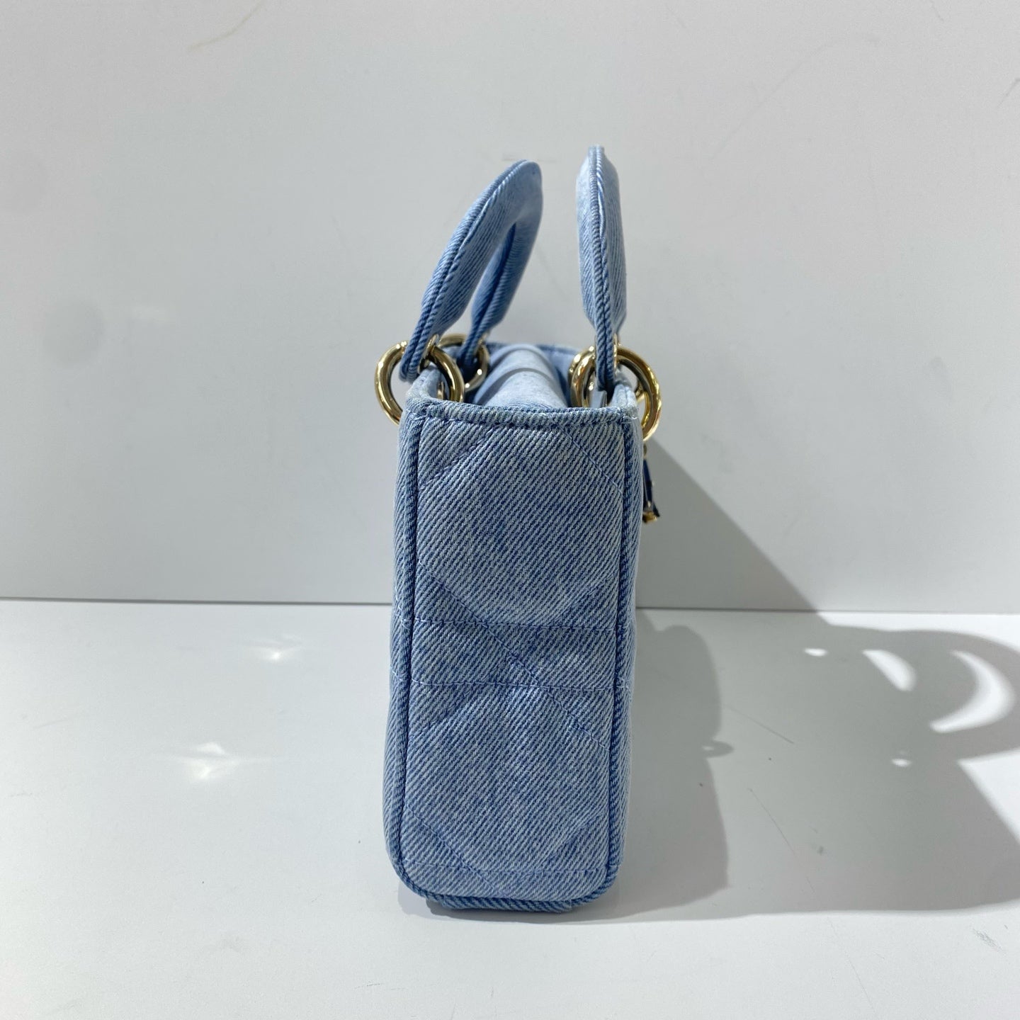 Dior - Lady Dior - Denim - Blue - (small)