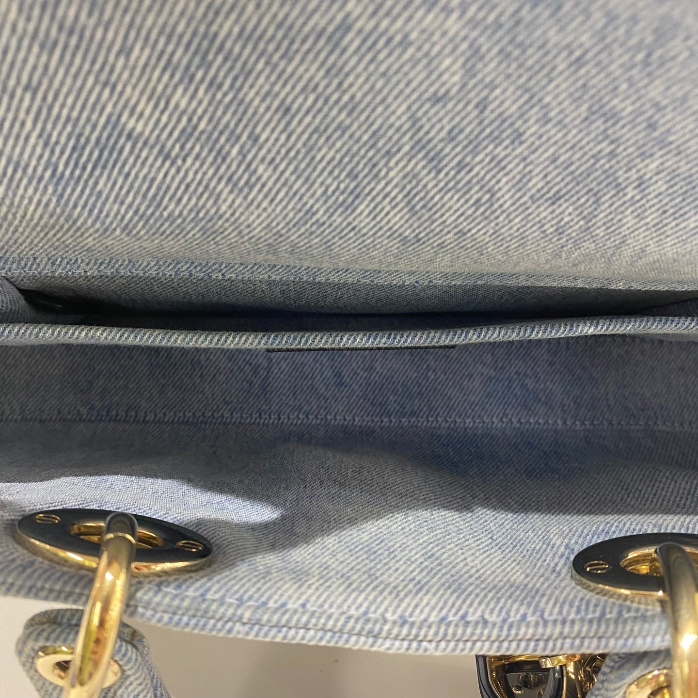 Dior - Lady Dior - Denim - Blue - (small)