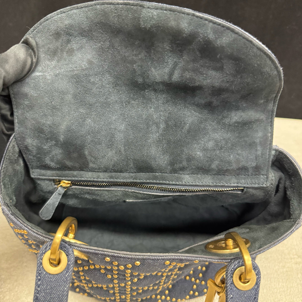 Dior - Lady Dior - Denim - Jeans - Navy - (small)