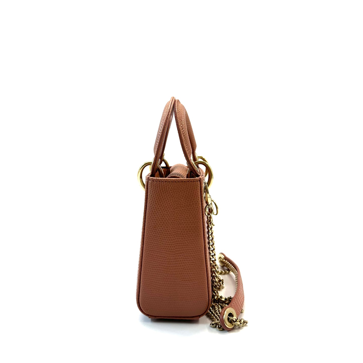Dior - Lady Dior - Exotic leathers - Lizard - Pink - (mini)