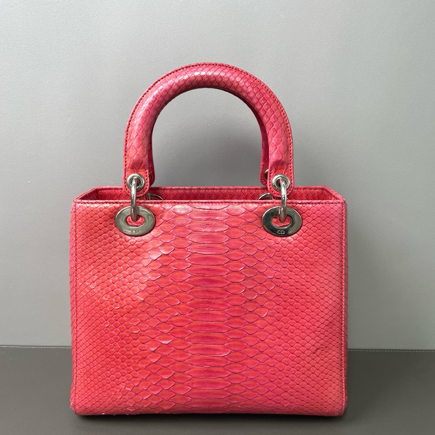 Dior - Lady Dior - Exotic leathers - Python - Pink - (medium)
