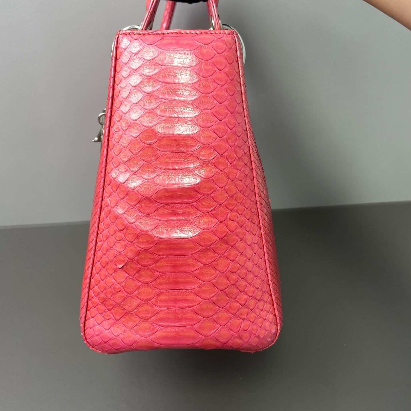 Dior - Lady Dior - Exotic leathers - Python - Pink - (medium)