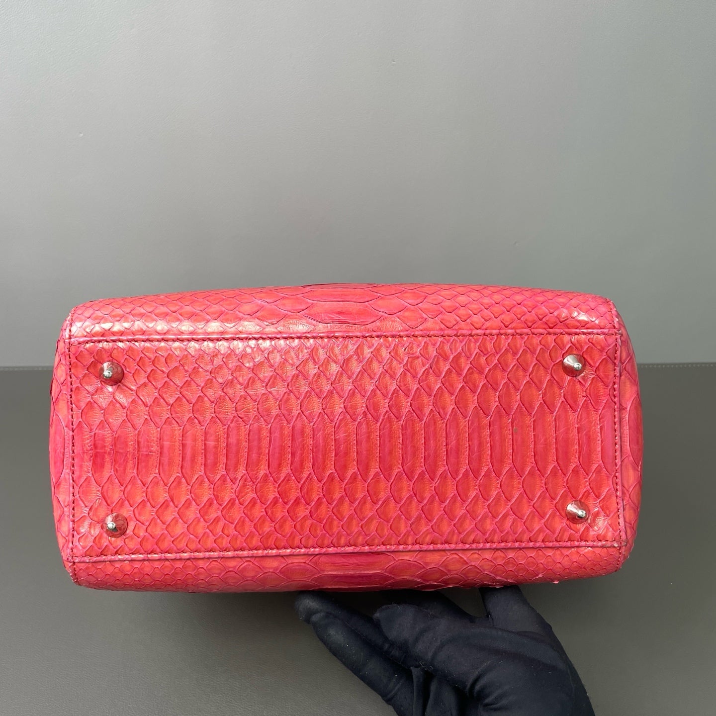 Dior - Lady Dior - Exotic leathers - Python - Pink - (medium)