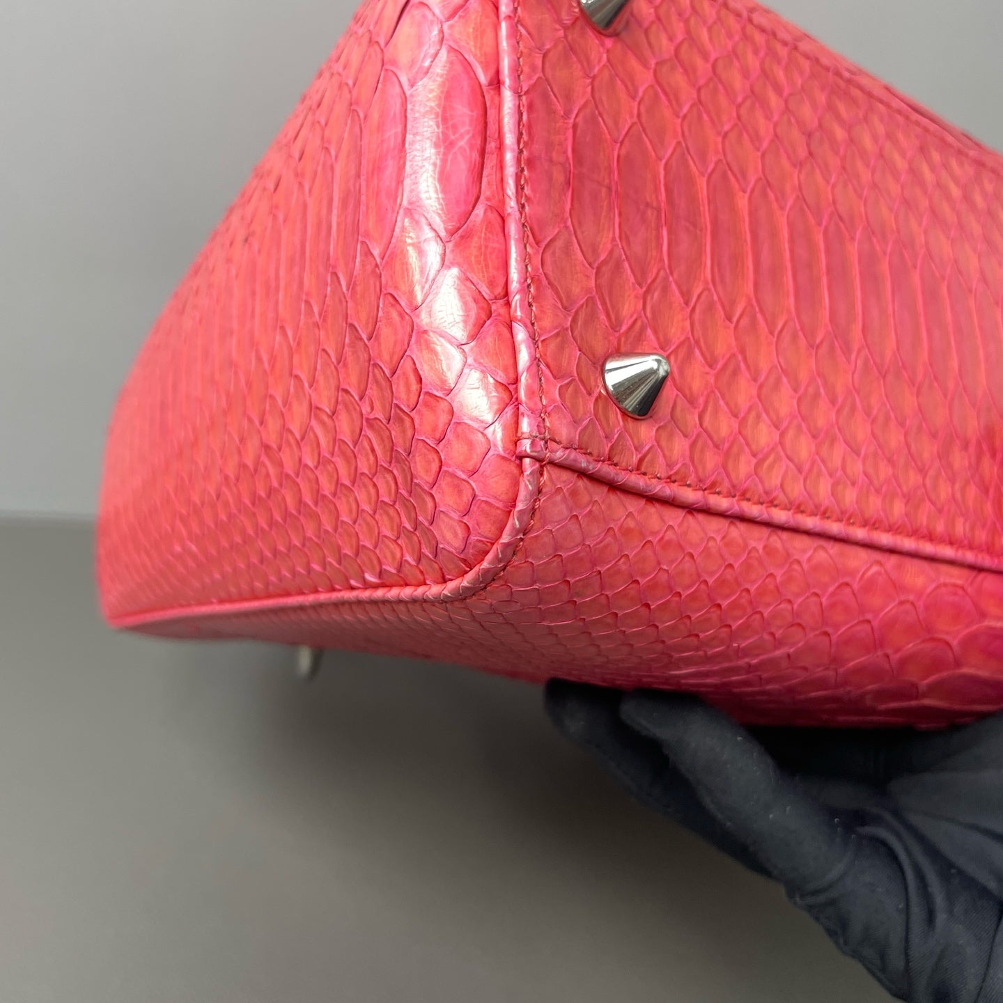 Dior - Lady Dior - Exotic leathers - Python - Pink - (medium)