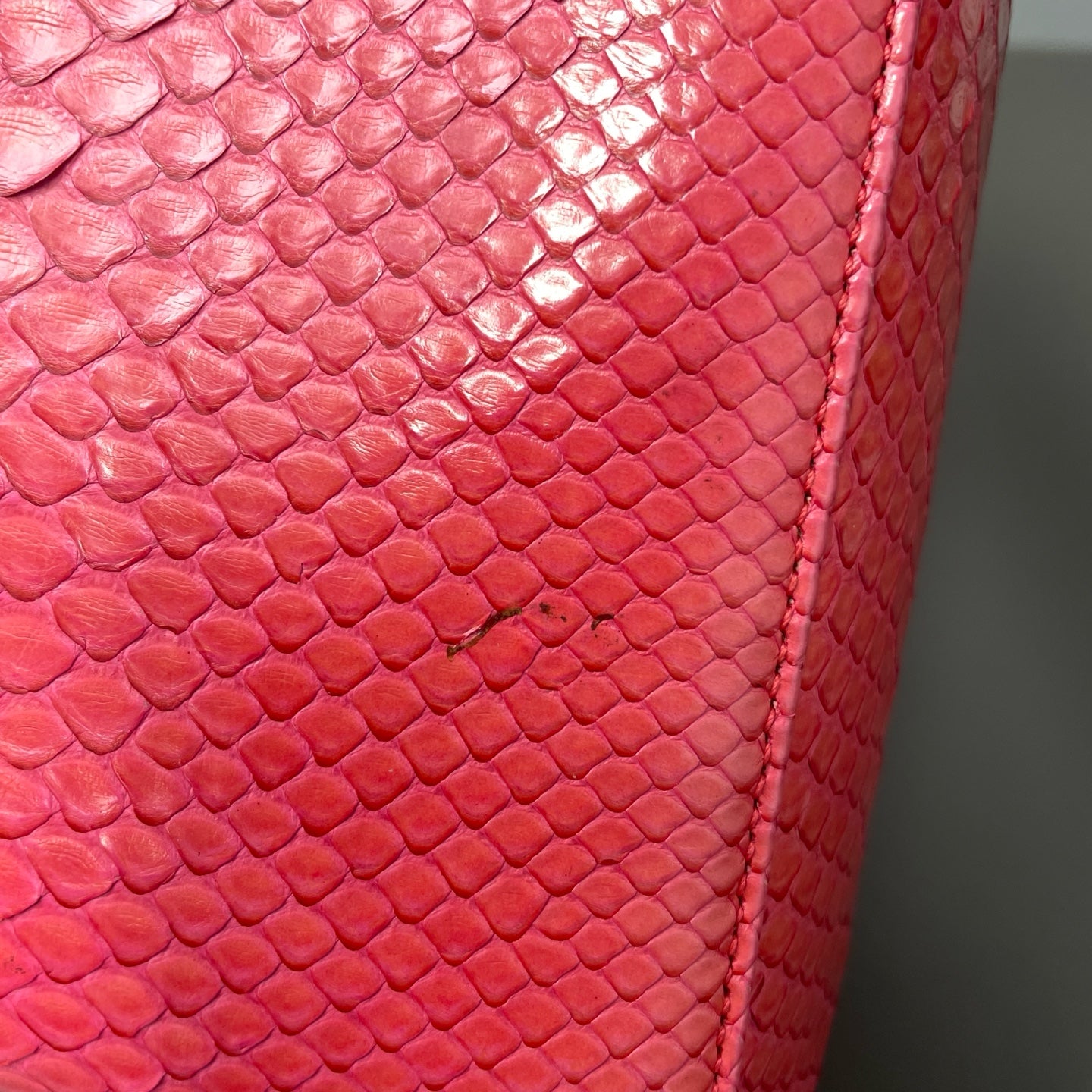 Dior - Lady Dior - Exotic leathers - Python - Pink - (medium)