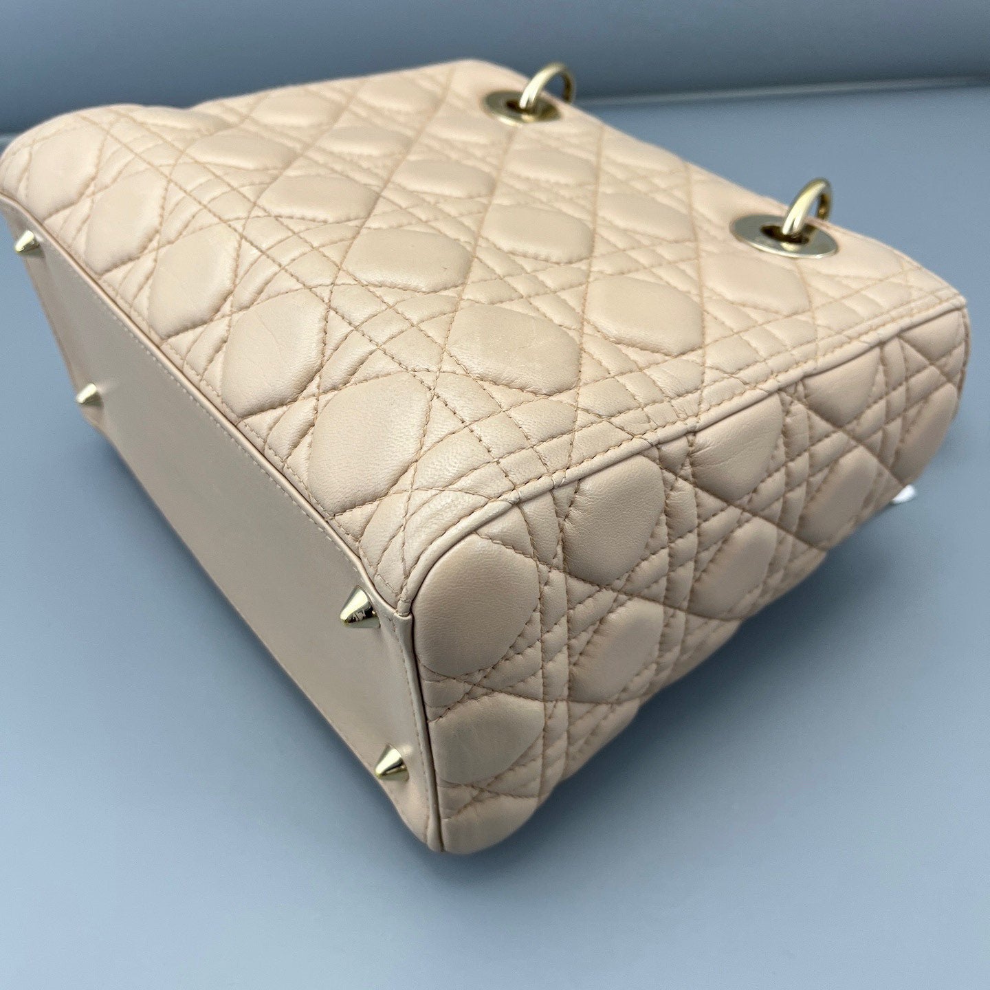 Dior - Lady Dior - Lambskin leather - Beige - (medium)