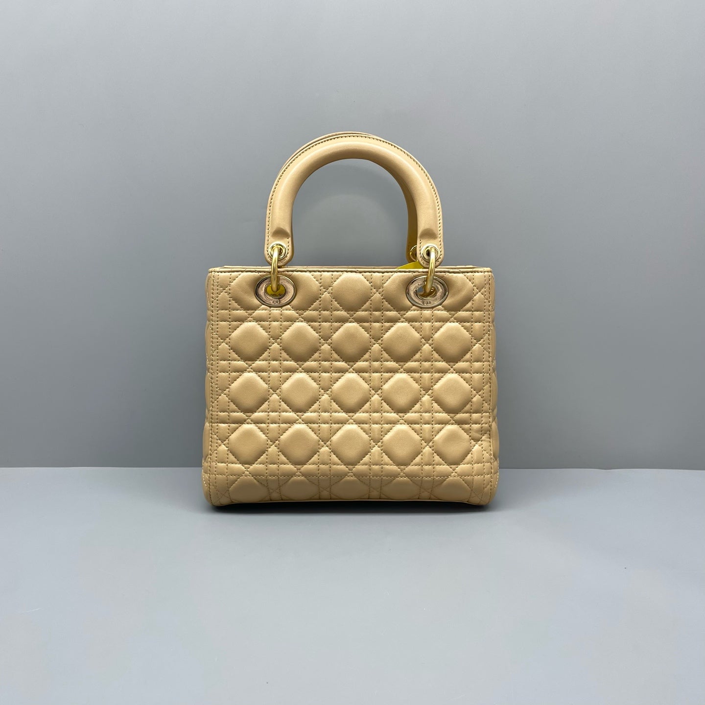 Dior - Lady Dior - Lambskin leather - Beige - (medium)