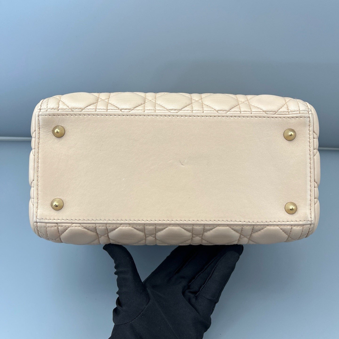 Dior - Lady Dior - Lambskin leather - Beige - (medium)