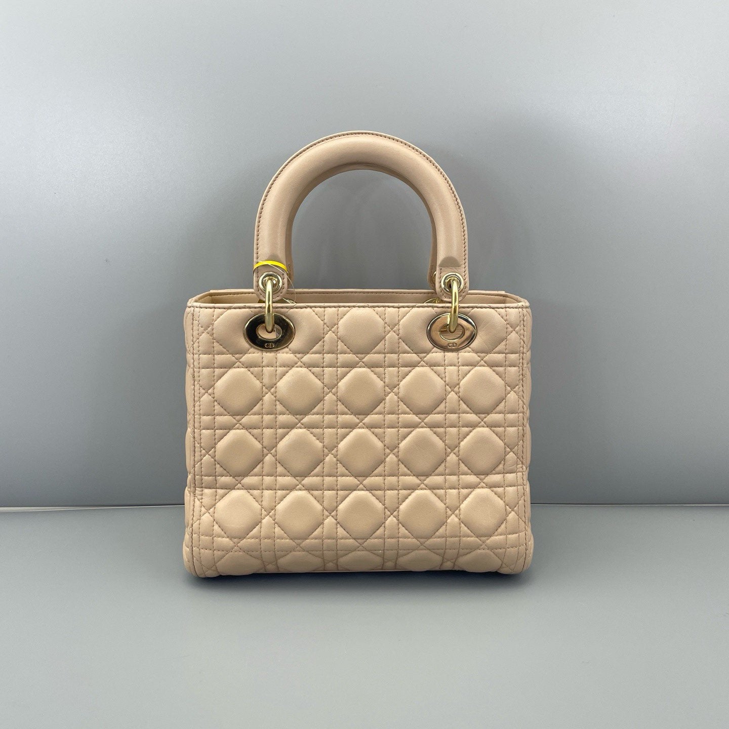 Dior - Lady Dior - Lambskin leather - Beige - (medium)