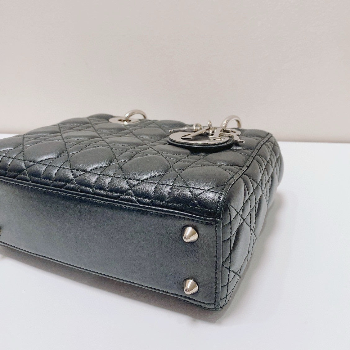 Dior - Lady Dior - Lambskin leather - Black - (Mini)