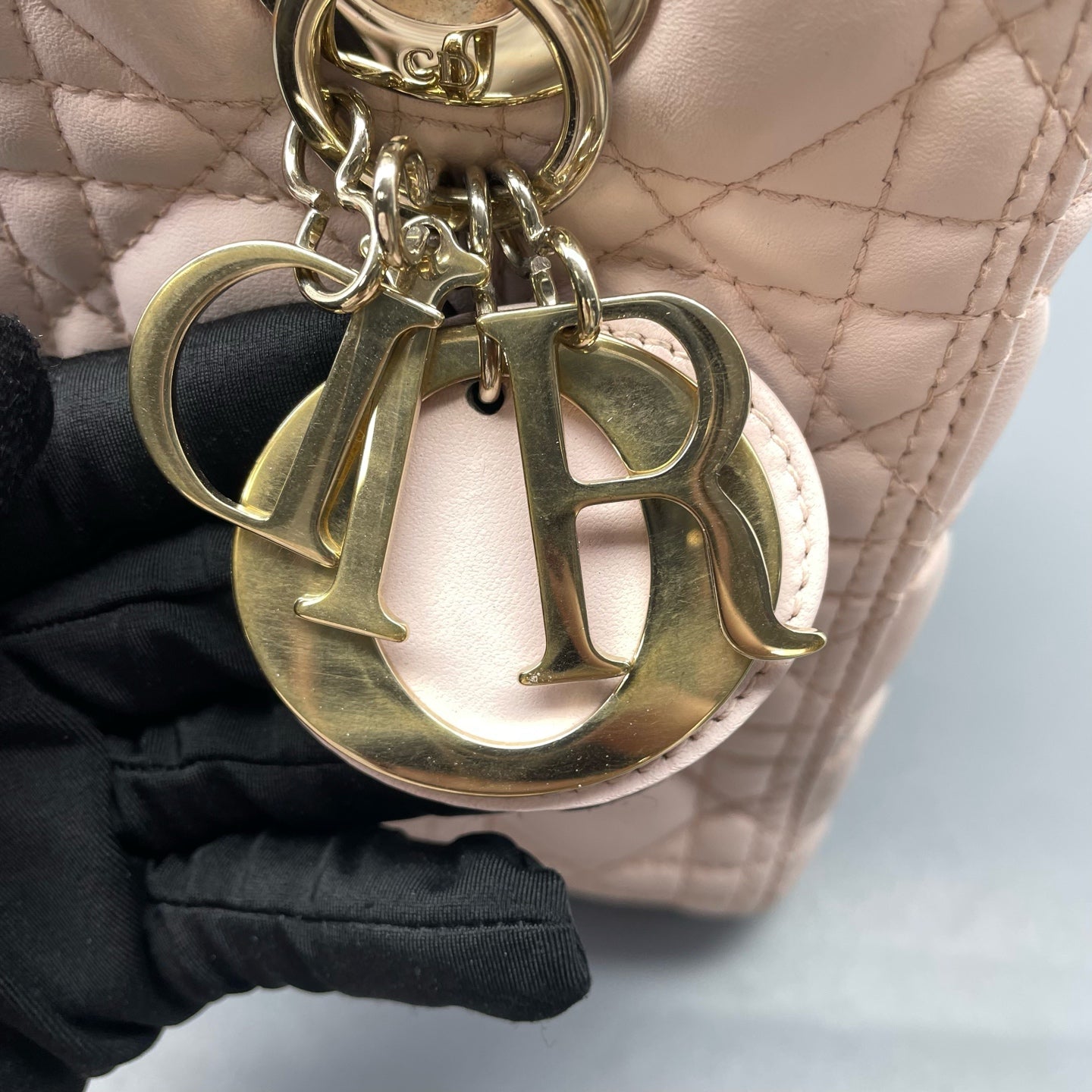 Dior - Lady Dior - Lambskin leather - Light Pink - (Medium)