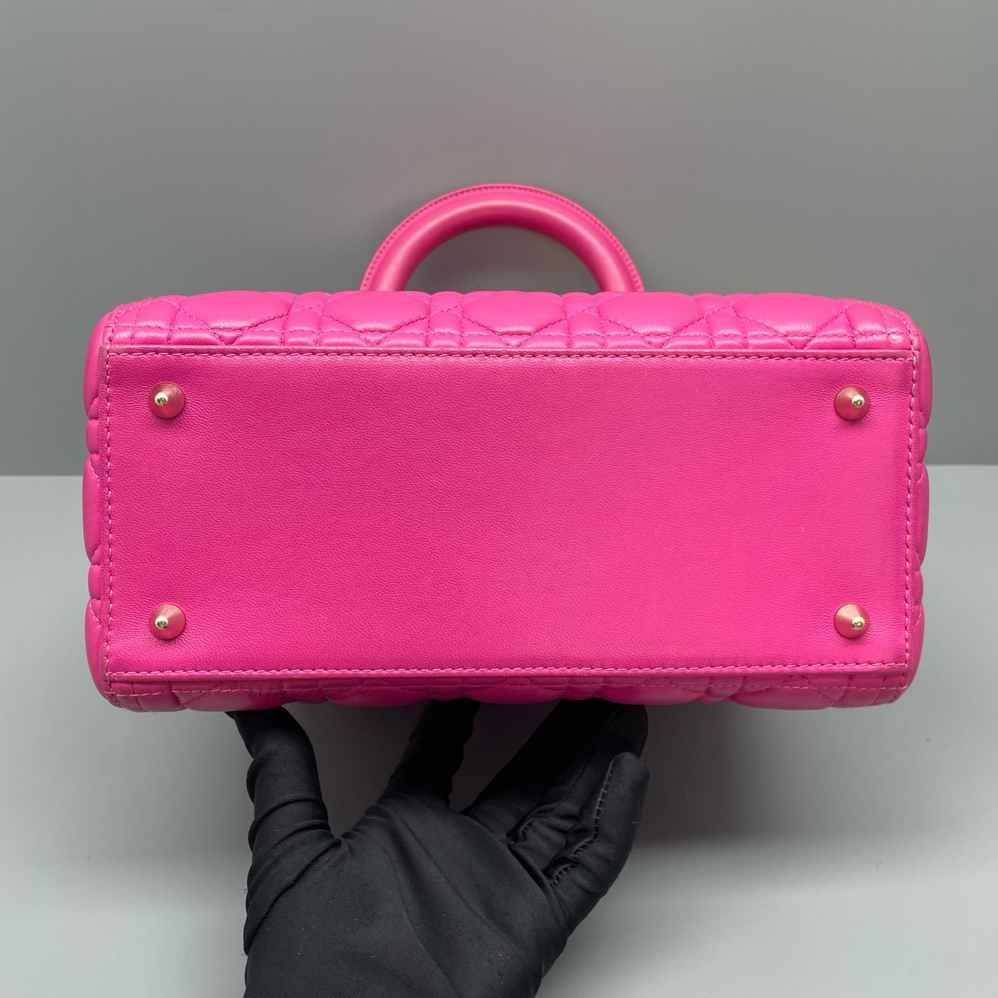Dior - Lady Dior - Lambskin leather - Pink - (medium)