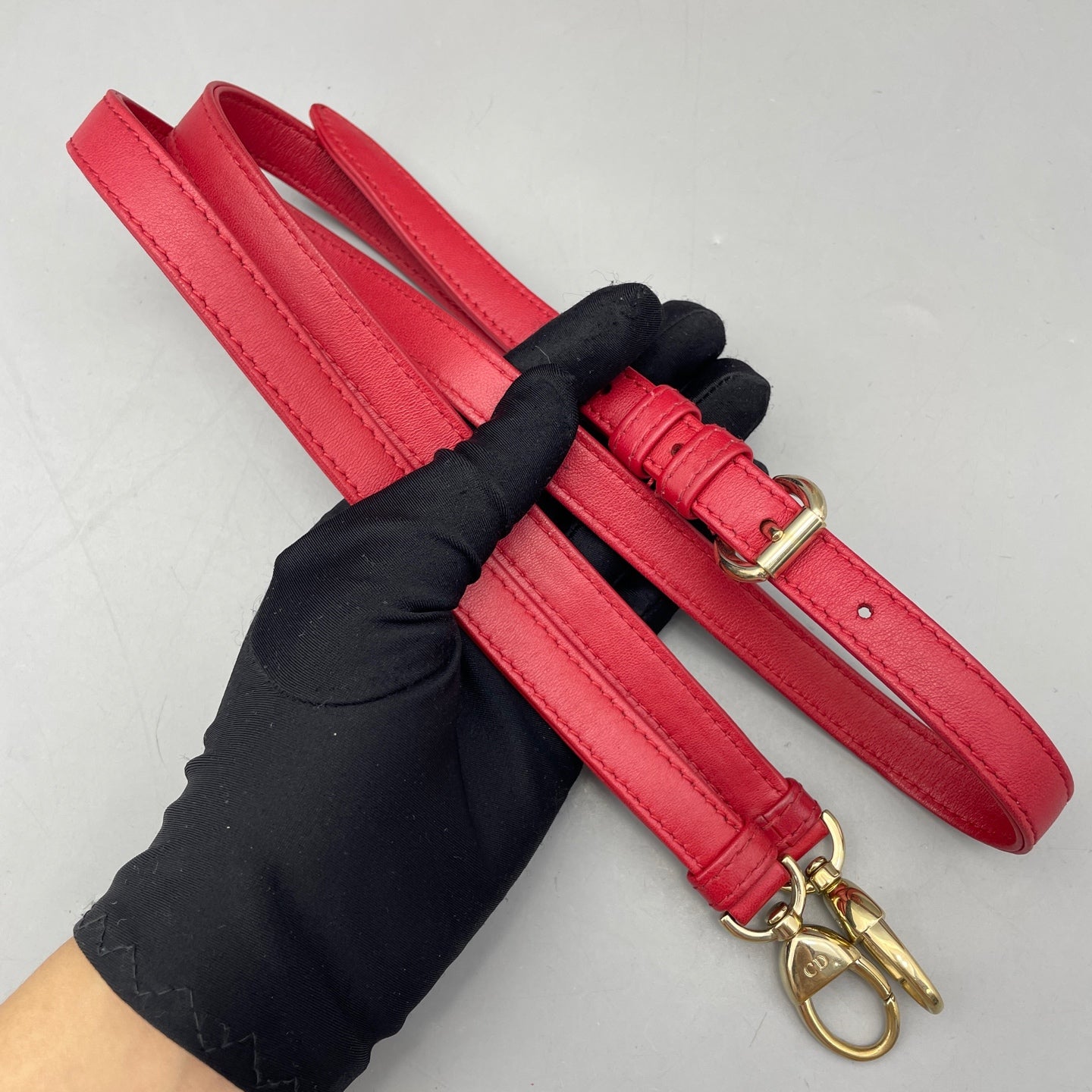 Dior - Lady Dior - Lambskin leather - Red - (mini)