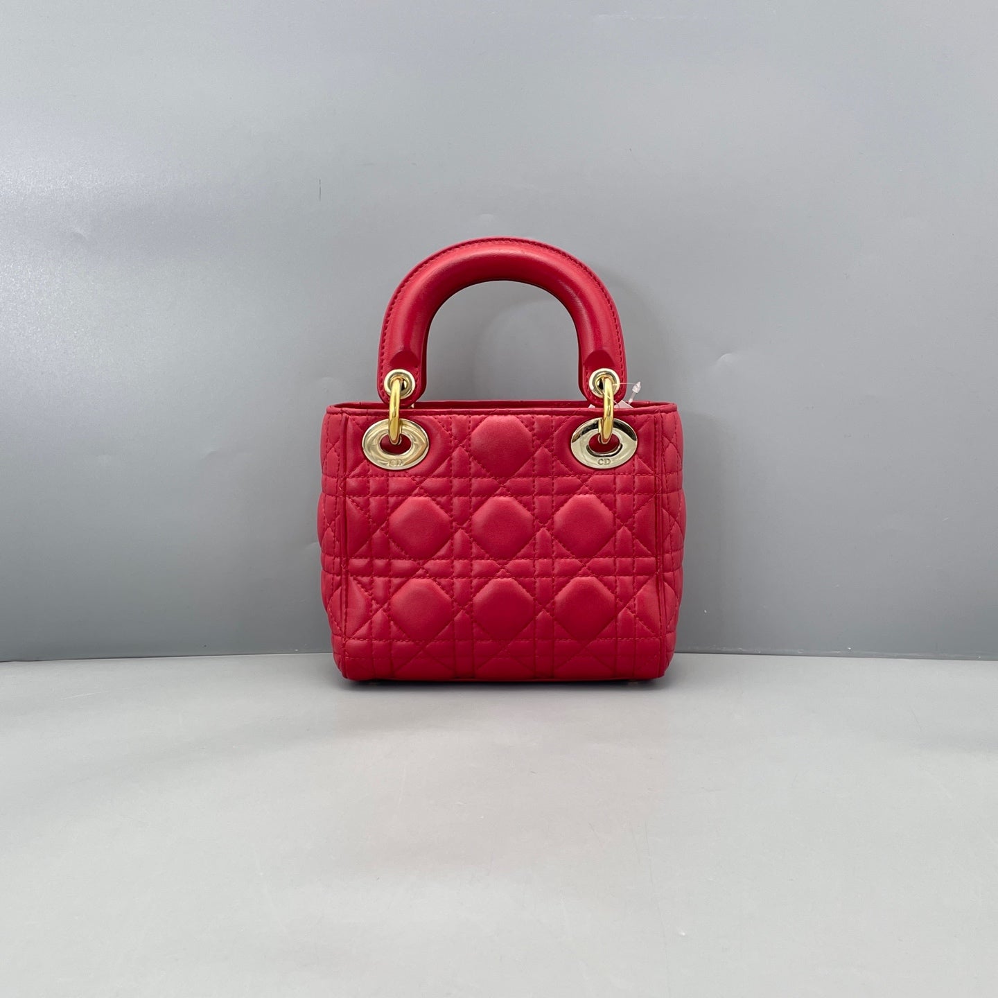 Dior - Lady Dior - Lambskin leather - Red - (mini)
