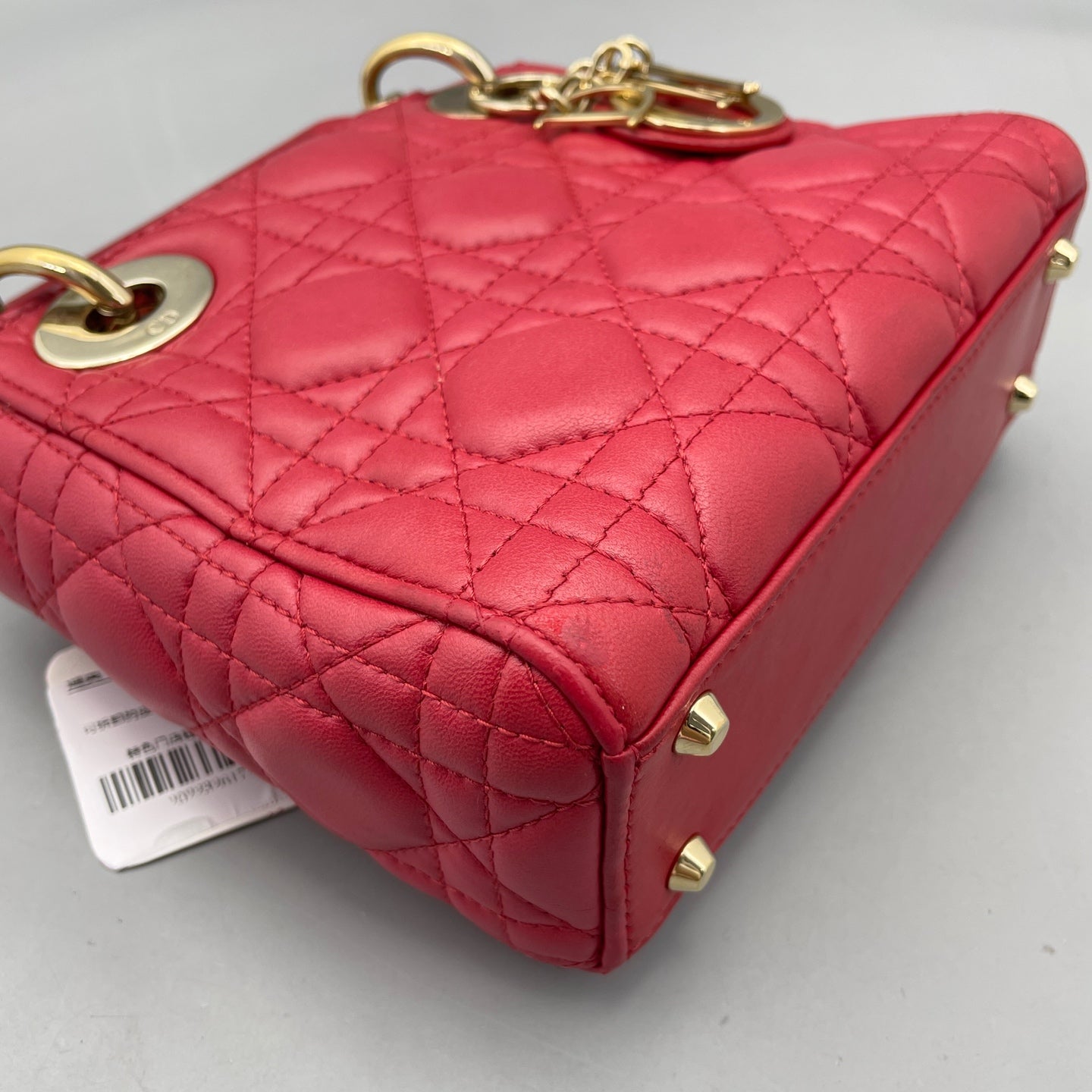 Dior - Lady Dior - Lambskin leather - Red - (mini)