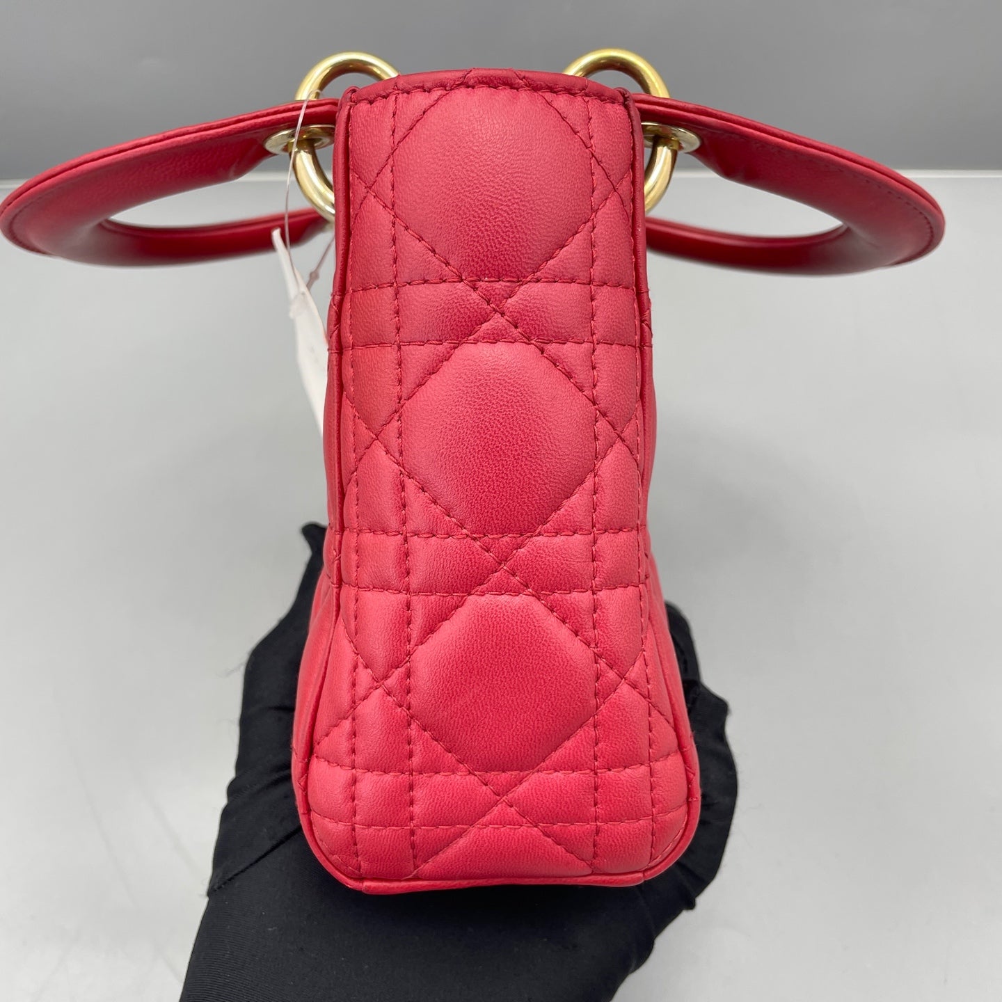Dior - Lady Dior - Lambskin leather - Red - (mini)