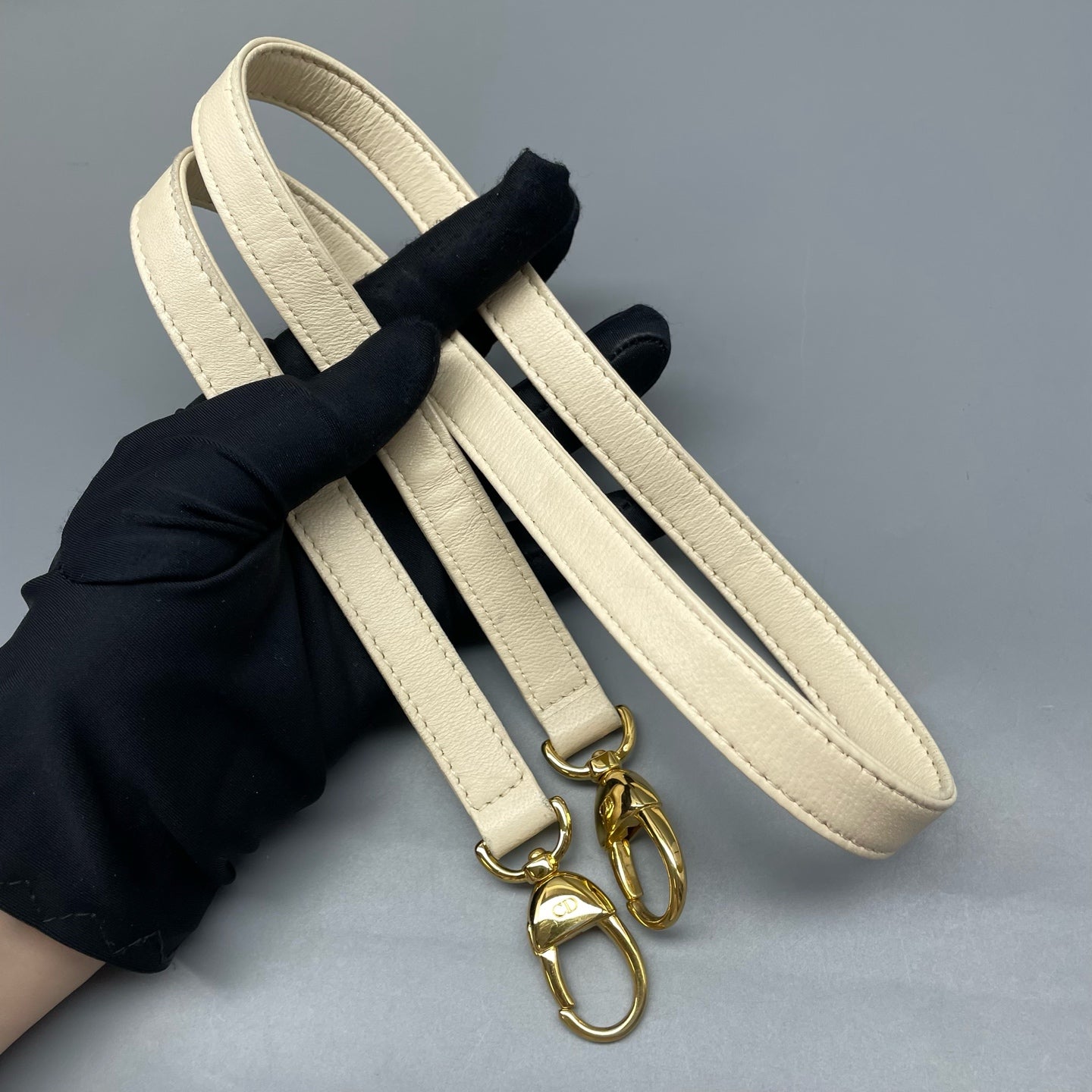 Dior - Lady Dior - Leather - Beige - (medium)