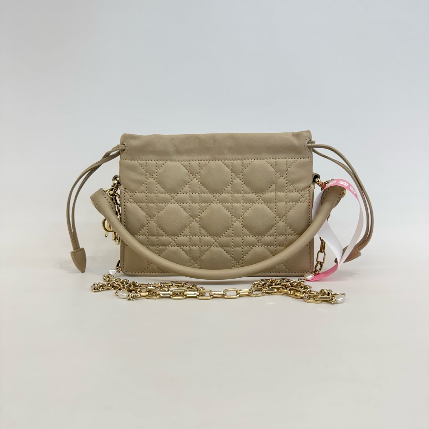 Dior - Lady Dior - Leather - Beige - (mini)