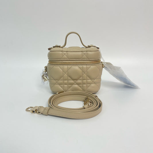 Dior - Lady Dior - Leather - Beige - (mini)