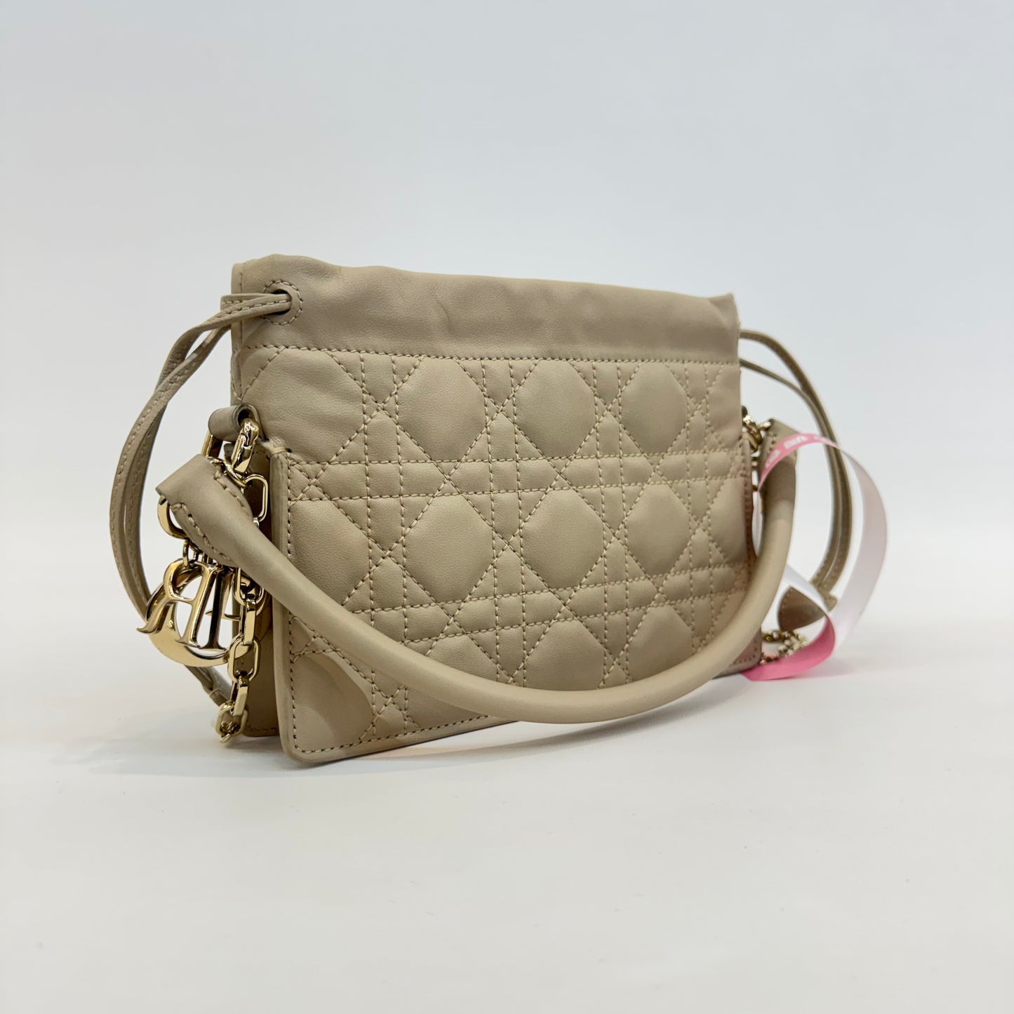 Dior - Lady Dior - Leather - Beige - (mini)
