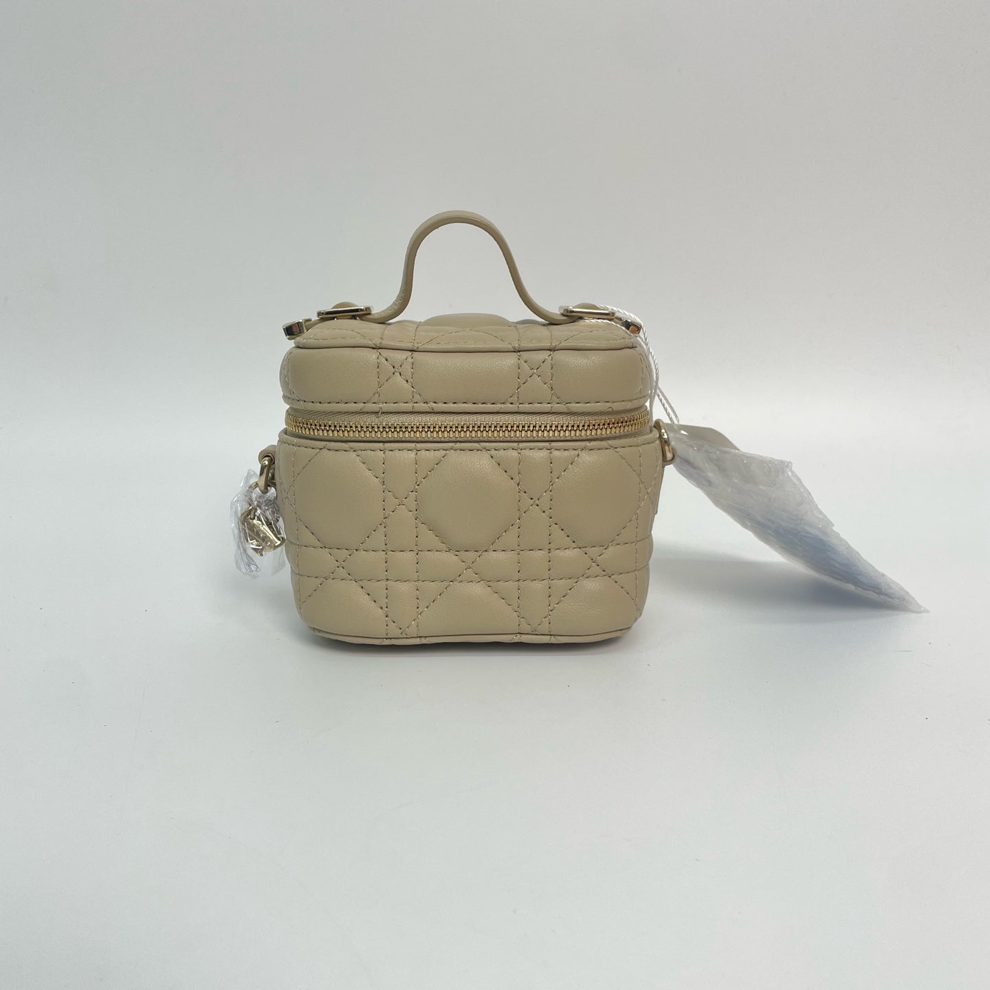 Dior - Lady Dior - Leather - Beige - (mini)