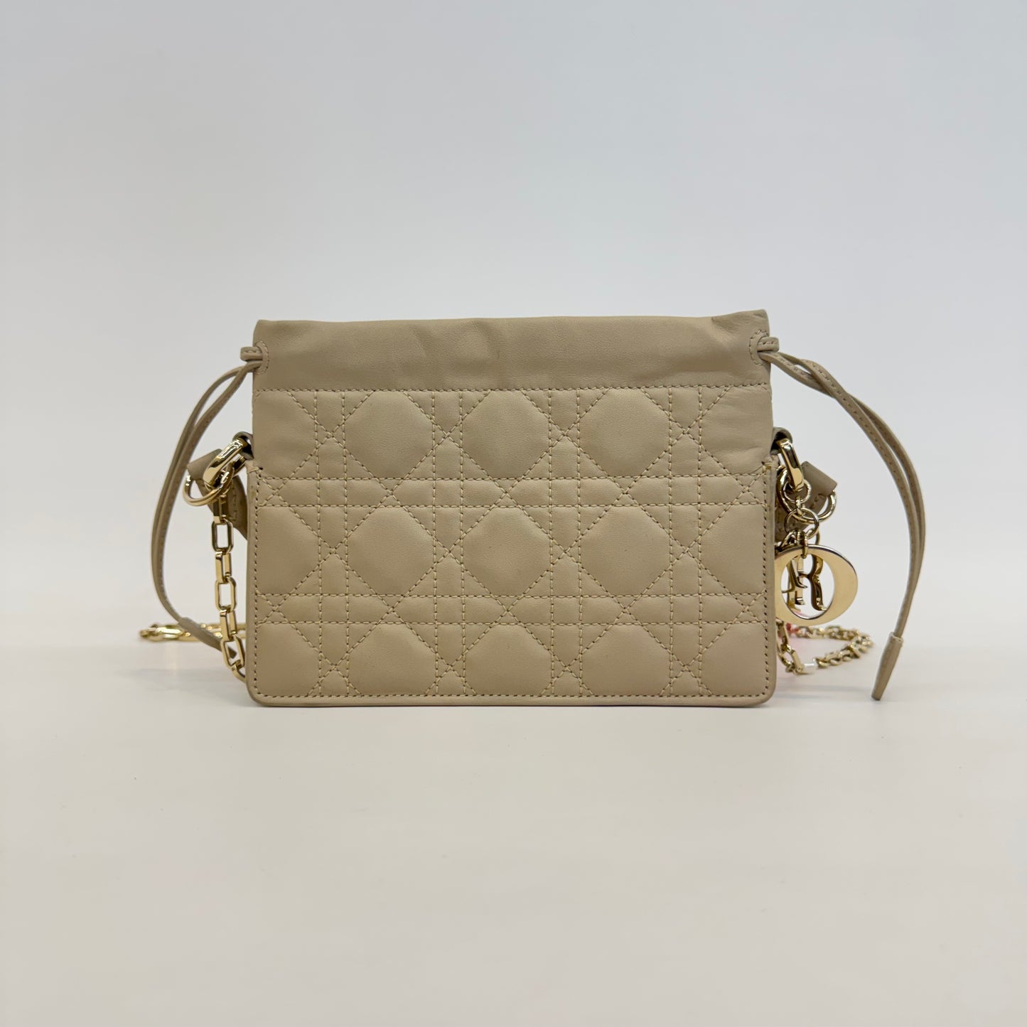 Dior - Lady Dior - Leather - Beige - (mini)