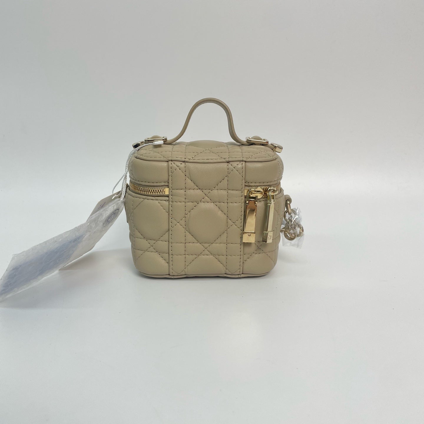 Dior - Lady Dior - Leather - Beige - (mini)