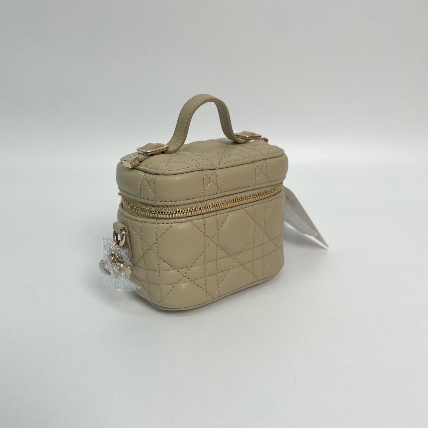 Dior - Lady Dior - Leather - Beige - (mini)