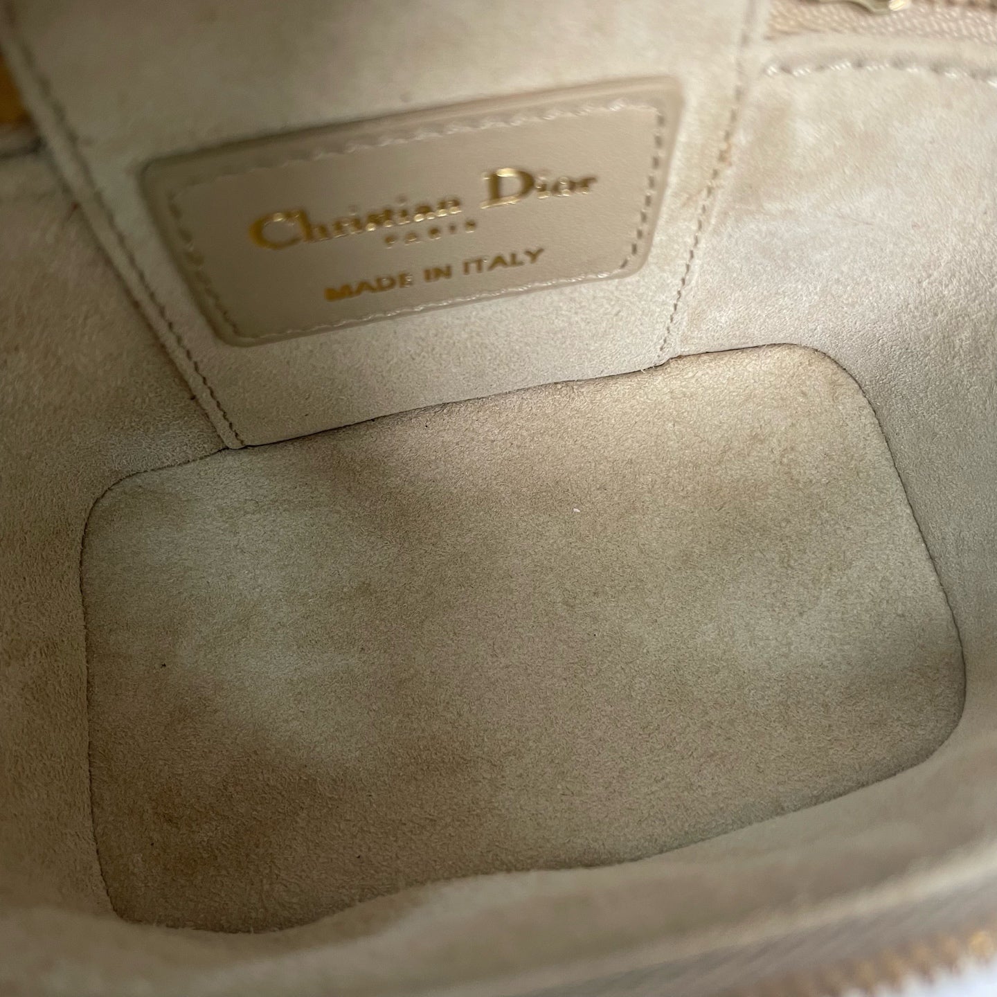 Dior - Lady Dior - Leather - Beige - (mini)