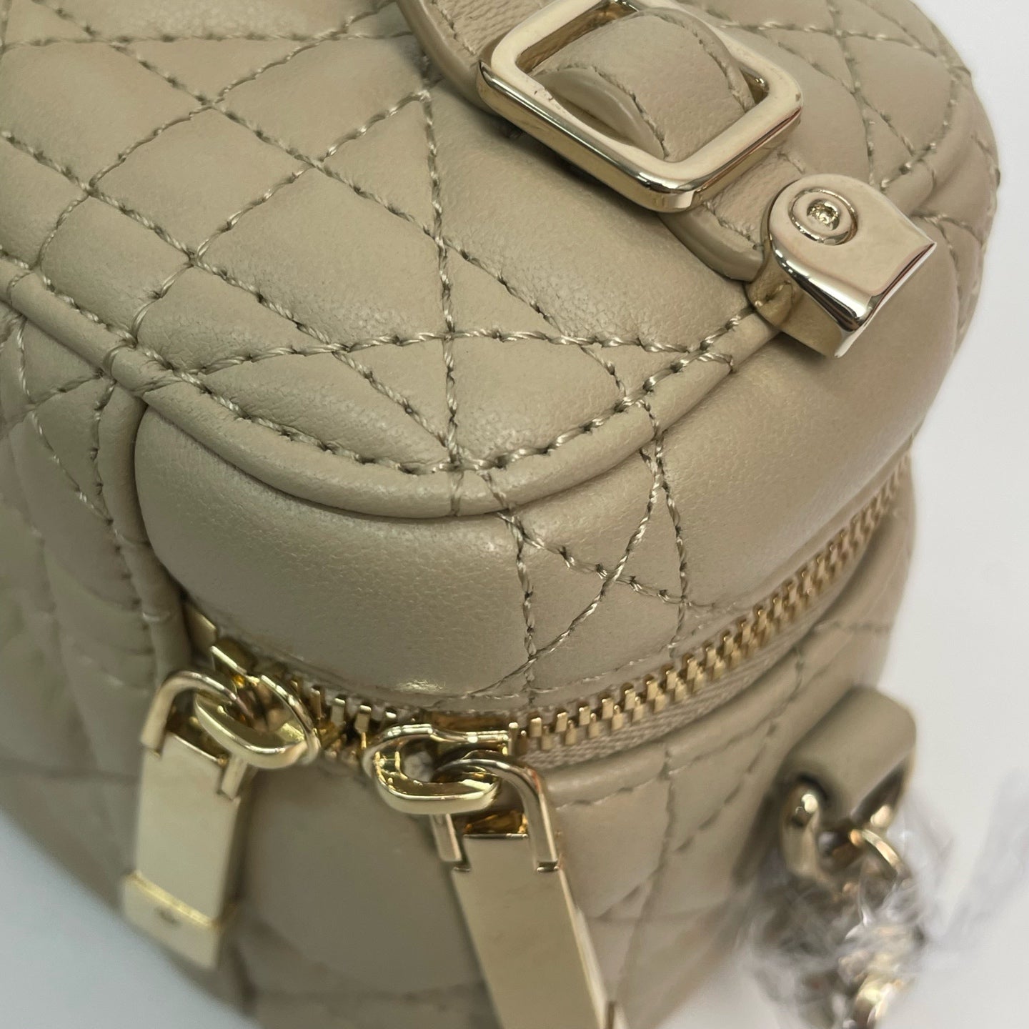 Dior - Lady Dior - Leather - Beige - (mini)