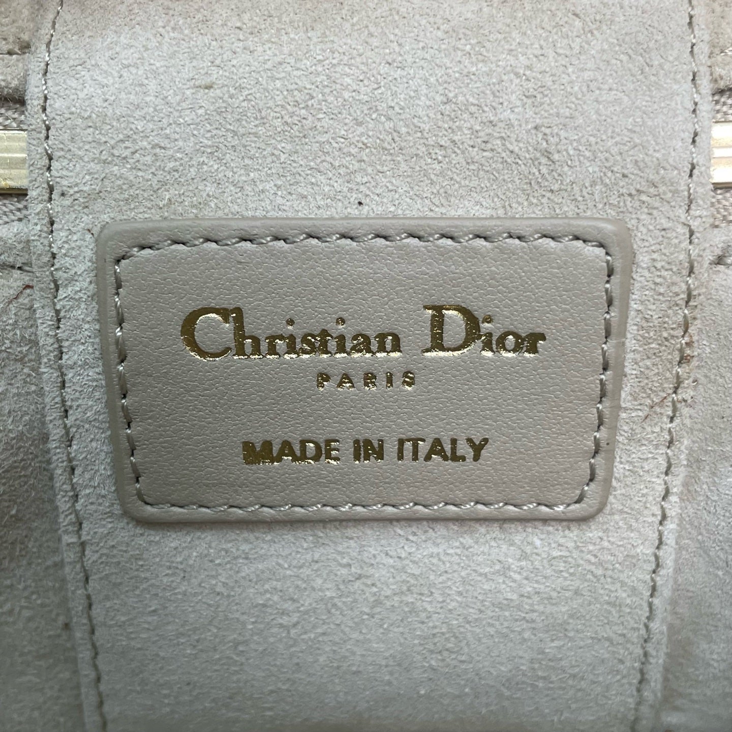 Dior - Lady Dior - Leather - Beige - (mini)