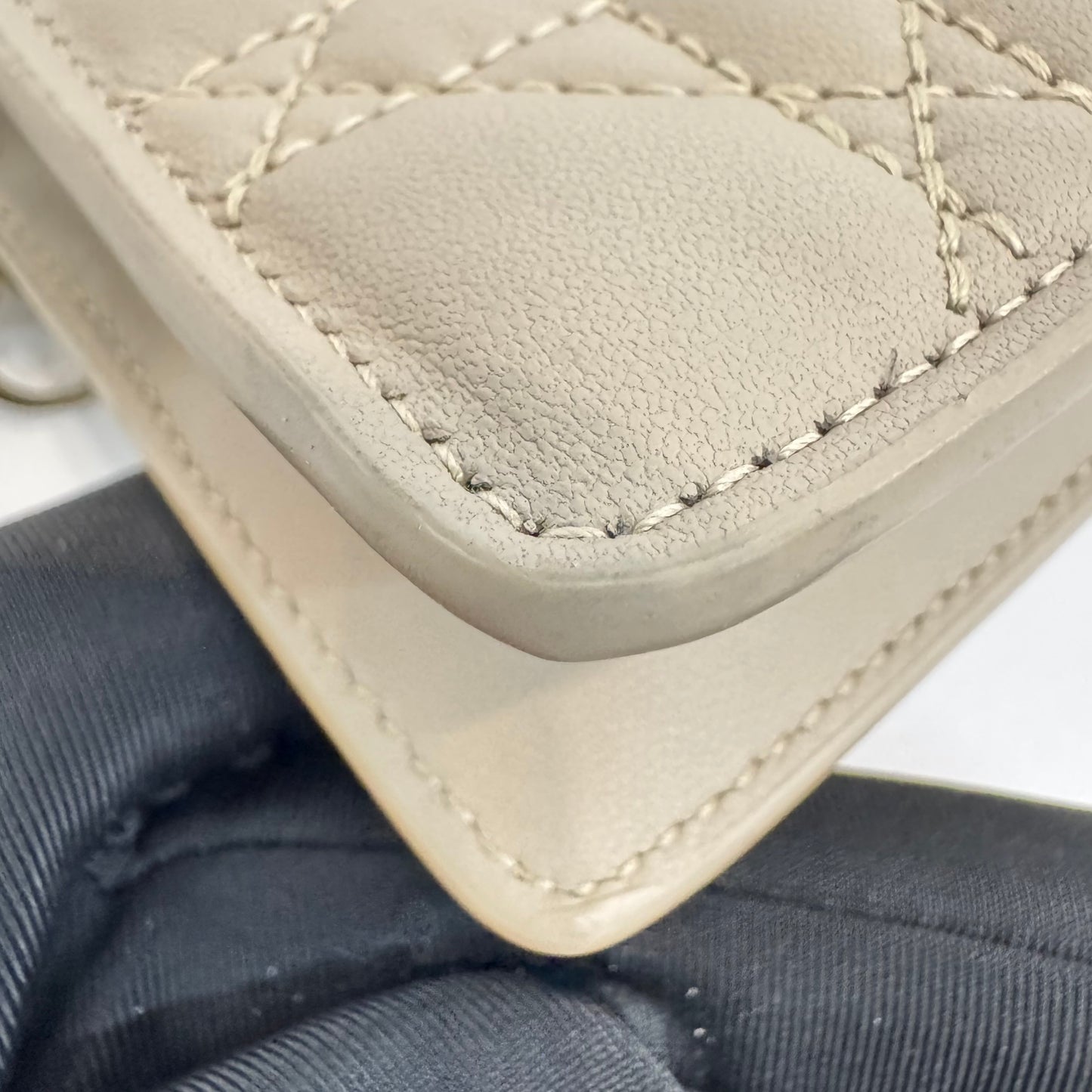 Dior - Lady Dior - Leather - Beige - (mini)