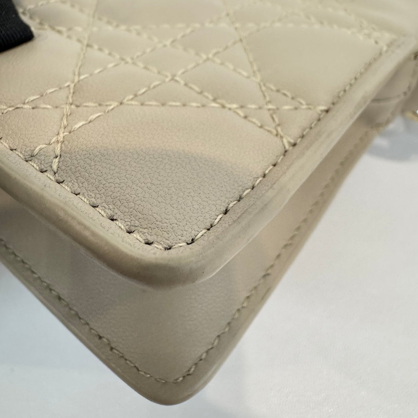 Dior - Lady Dior - Leather - Beige - (mini)