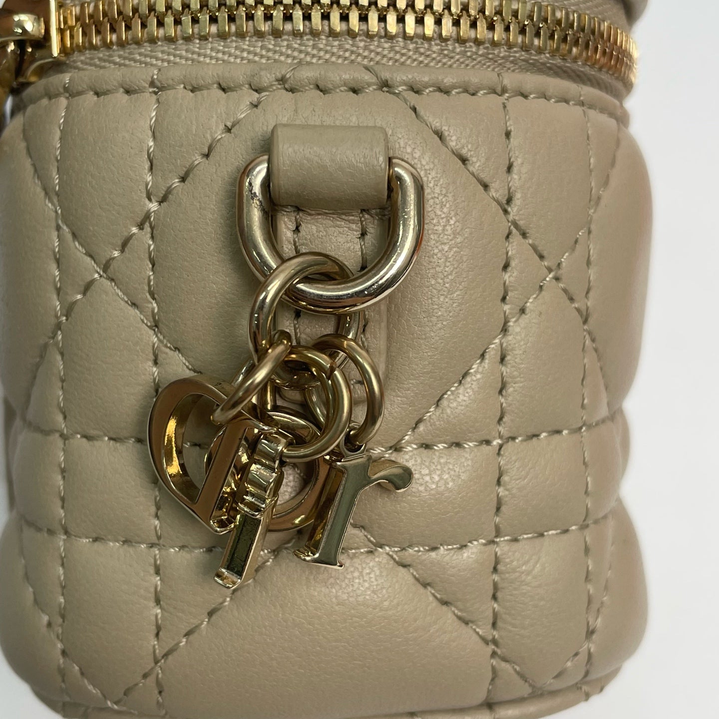 Dior - Lady Dior - Leather - Beige - (mini)
