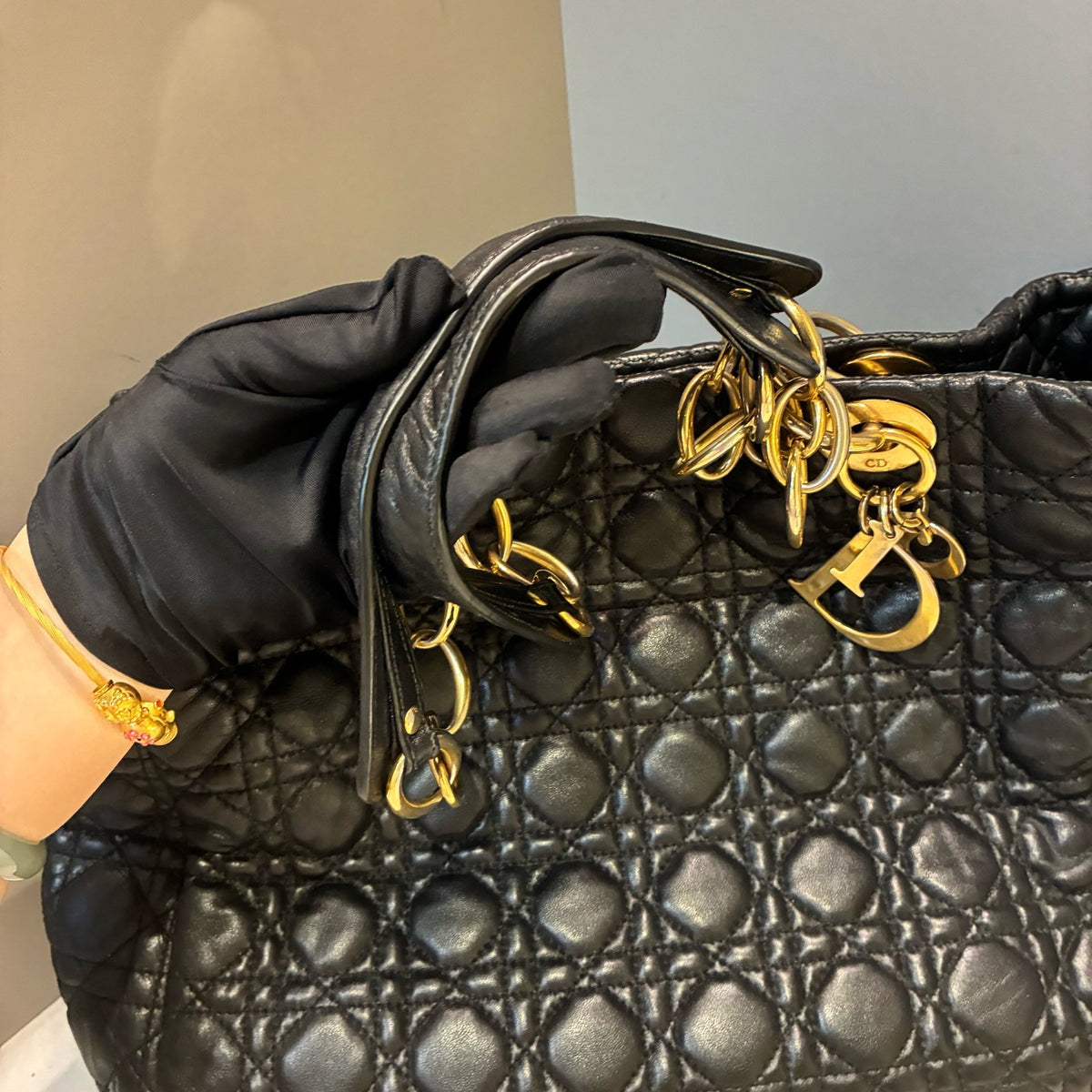 Dior - Lady Dior - Leather - Black