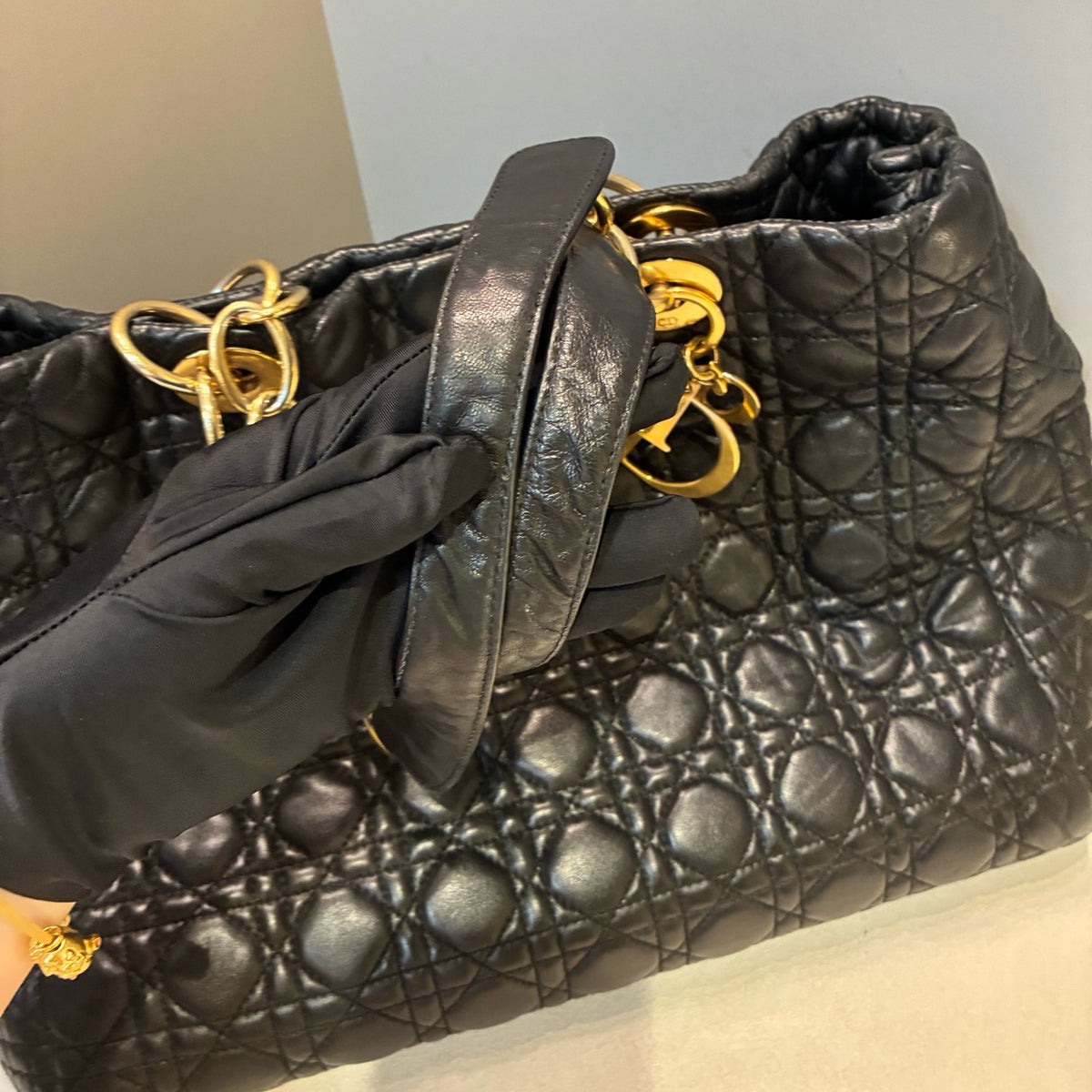 Dior - Lady Dior - Leather - Black