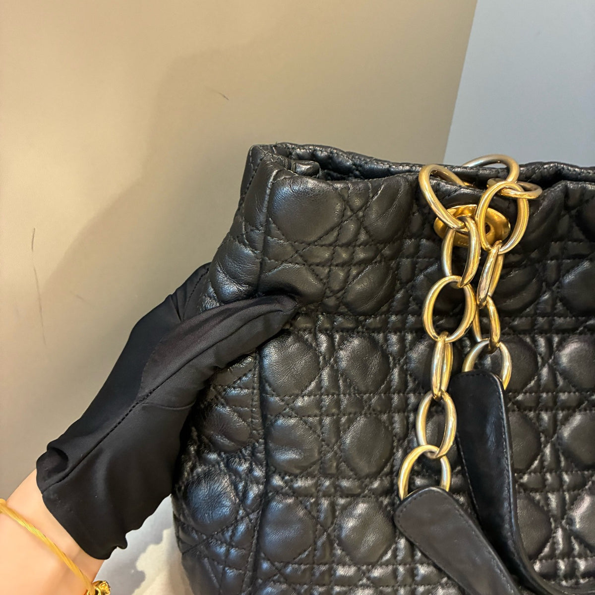 Dior - Lady Dior - Leather - Black