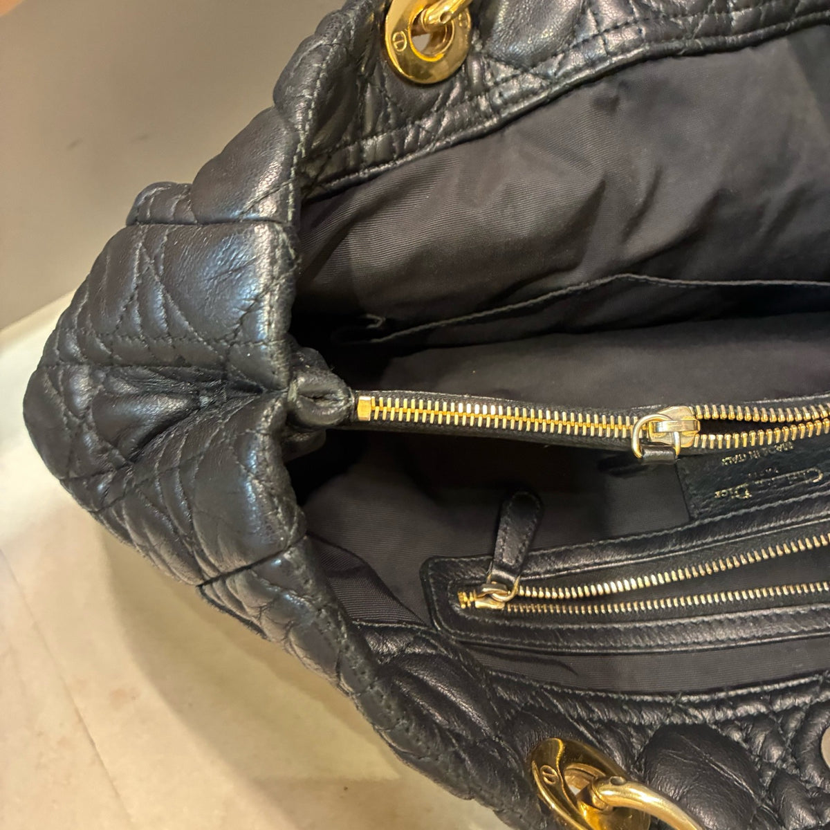 Dior - Lady Dior - Leather - Black