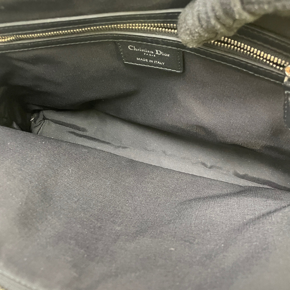 Dior - Lady Dior - Leather - Black - (large)