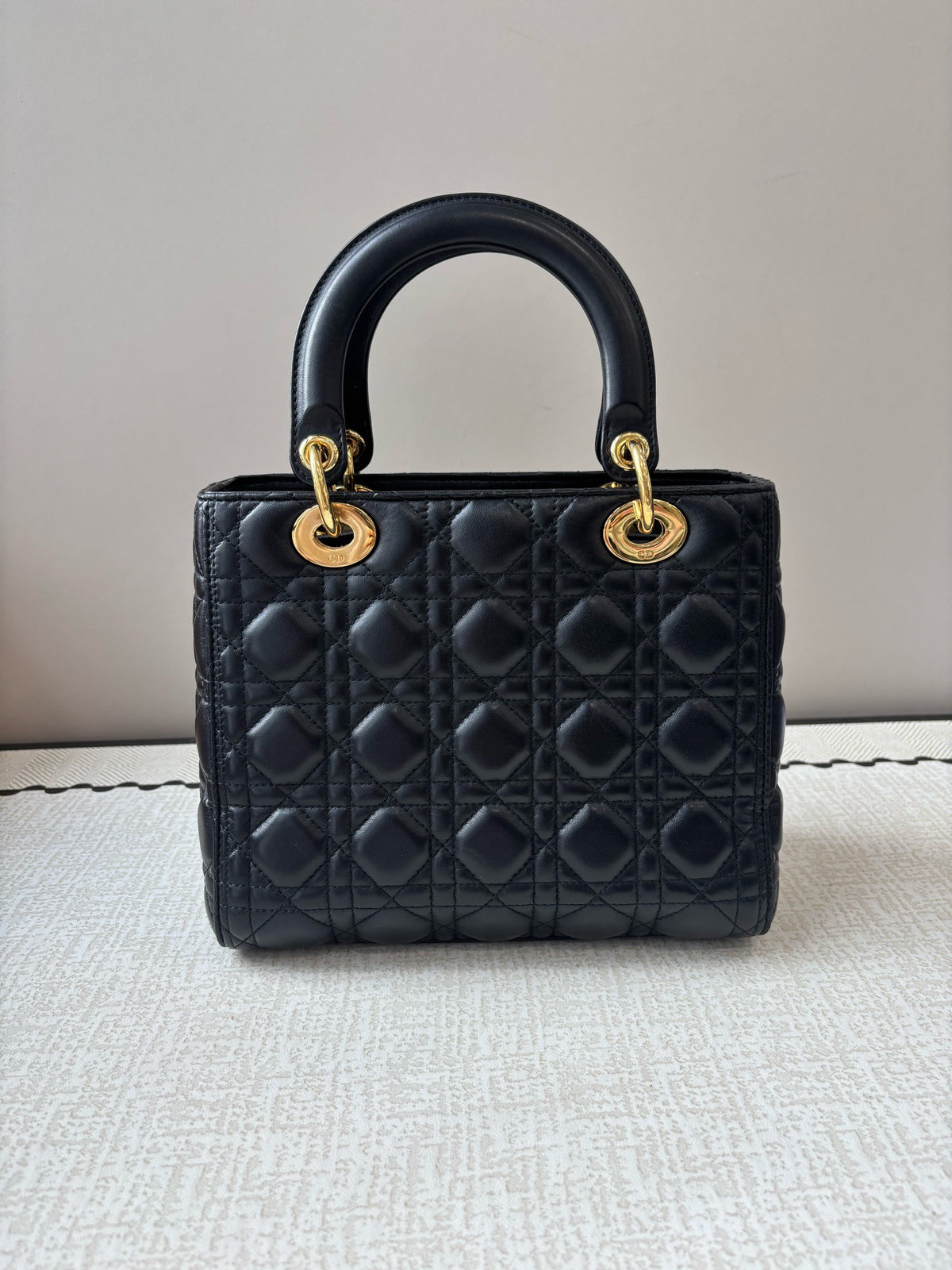 Dior - Lady Dior - Leather - Black - (medium)
