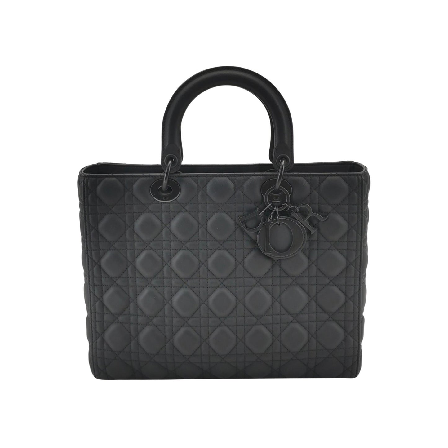 Dior - Lady Dior - Leather - Black - (Medium)