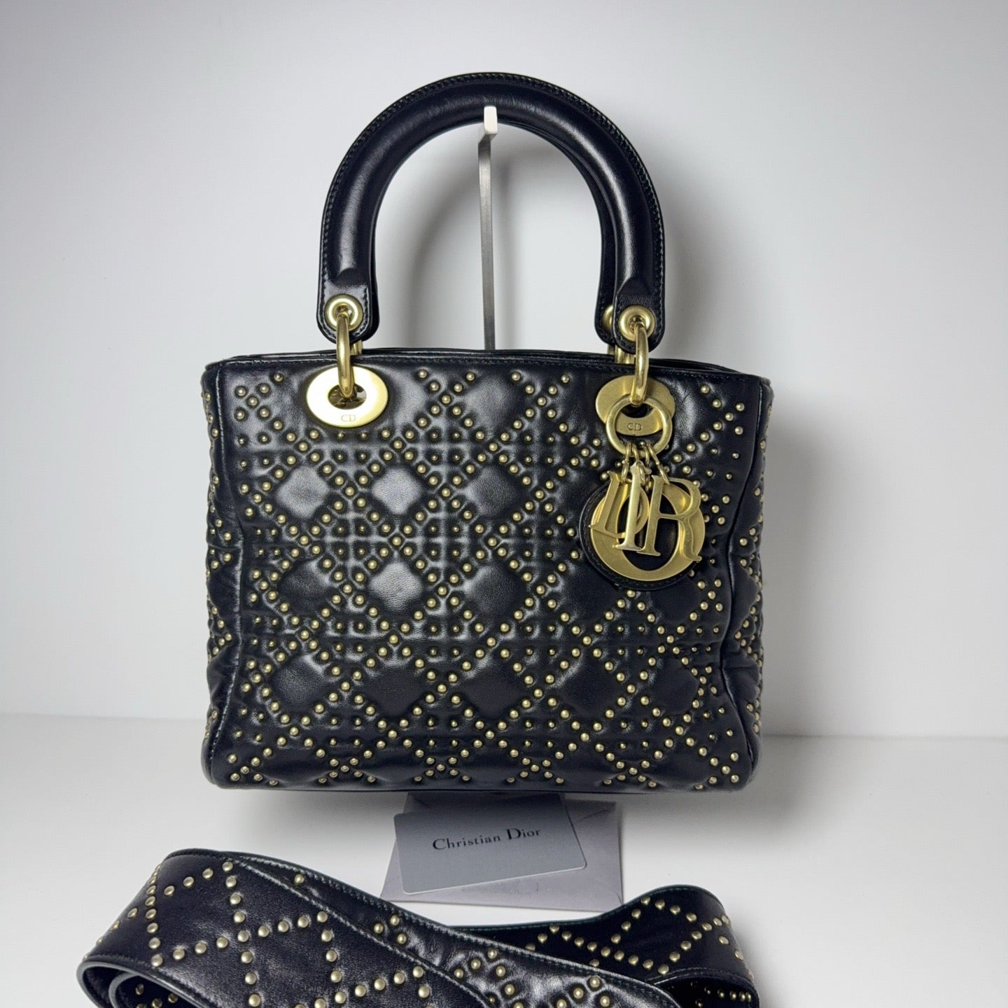 Dior - Lady Dior - Leather - Black - (medium)