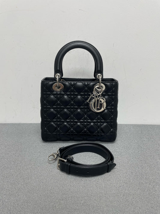 Dior - Lady Dior - Leather - Black - (medium)